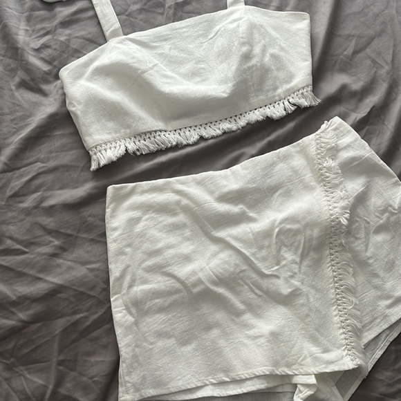 White Two-Piece Set - Picture 5 of 5